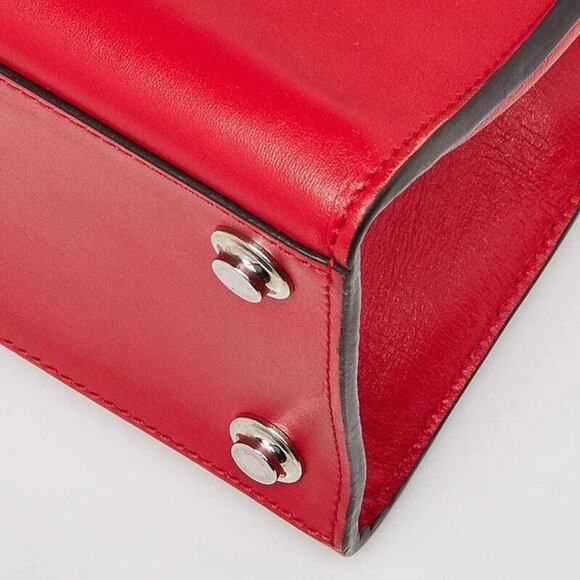 Louis Vuitton Red Smooth Leather City Steamer Mini Bag - Picture 2 of 12